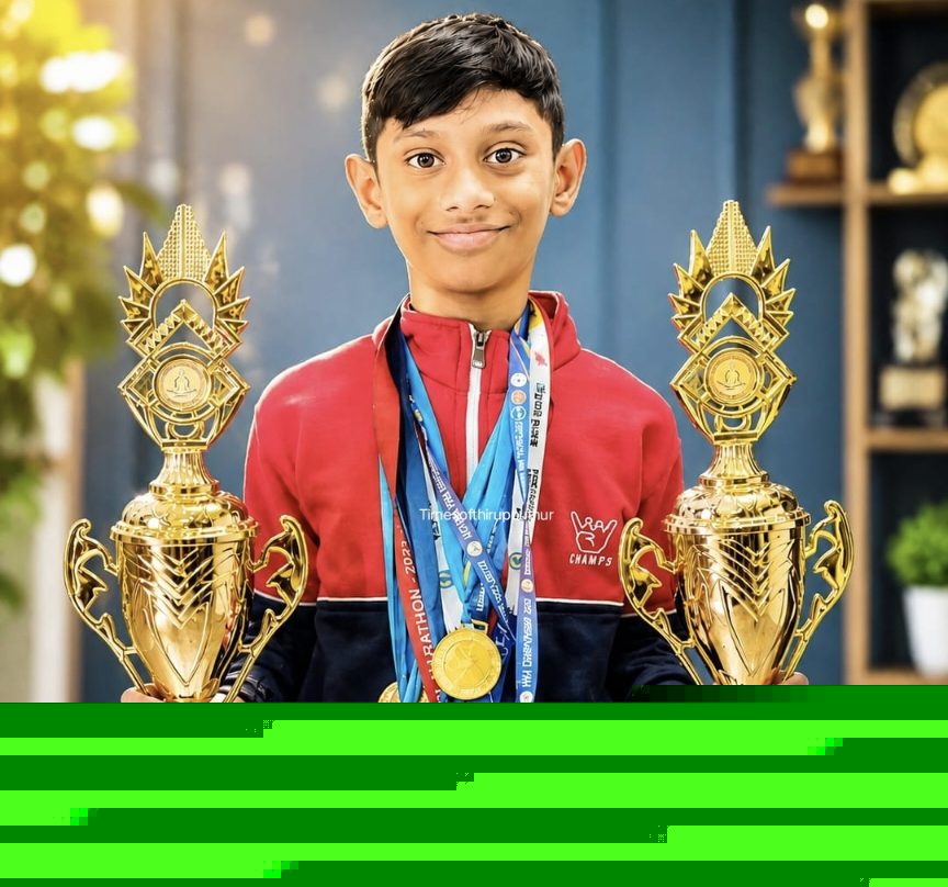 யோகாவில் சாதனை படைத்த சாய் சர்வேஷ்