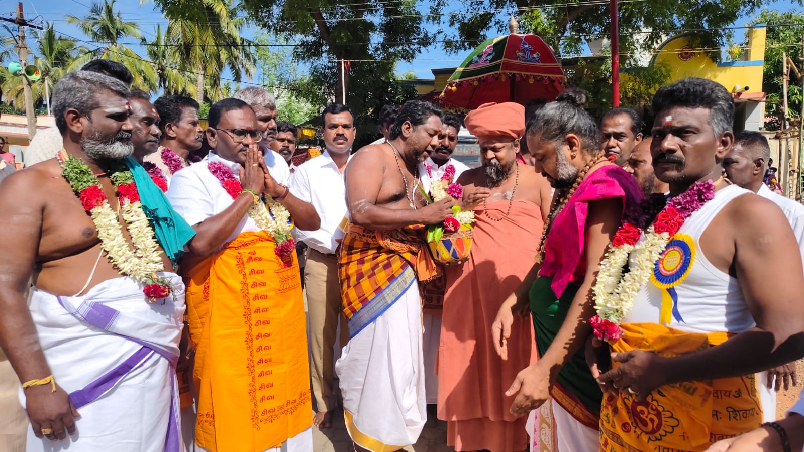 குன்றக்குடி ஸ்ரீ ஆனந்த விநாயகர், ஸ்ரீ ராஜராஜேஸ்வரி அம்மன் திருக்கோவில்  கும்பாபிஷேக விழா  நடைபெற்றது